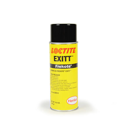 Henkel Loctite Frekote Exitt AE 83511 Mold Release Agent Clear 9.5 oz Aerosol