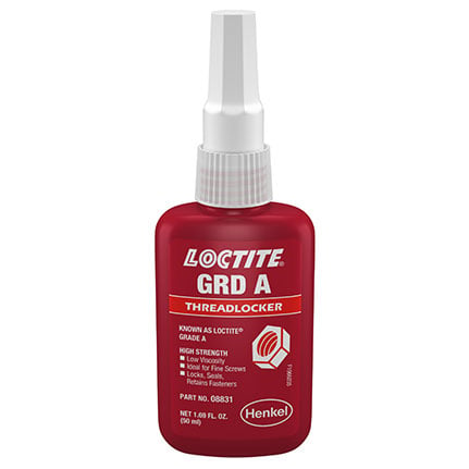 Henkel Loctite 088 Threadlocker Anaerobic Adhesive Red 50 mL Bottle