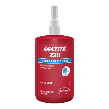 Henkel Loctite 220 Threadlocker Blue 250 mL Bottle