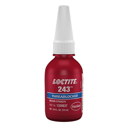 Henkel Loctite 243 Threadlocker Anaerobic Adhesive Blue 10 mL Bottle