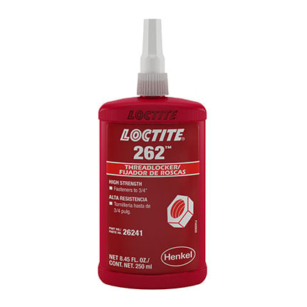 Henkel Loctite 262 Acrylic Anaerobic Threadlocker Red 250 mL Bottle
