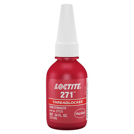 Henkel Loctite 271 Acrylic Anaerobic Threadlocker Red 10 mL Bottle