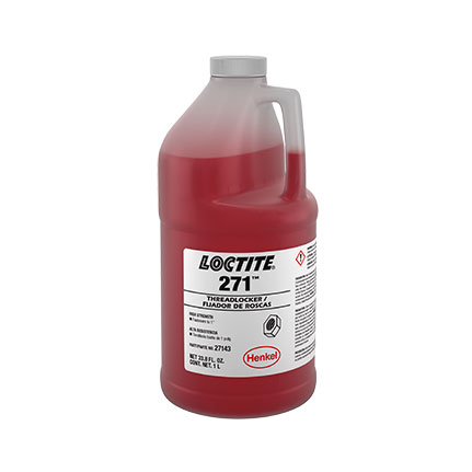 Henkel Loctite 271 Acrylic Anaerobic Threadlocker Red 1 L Bottle