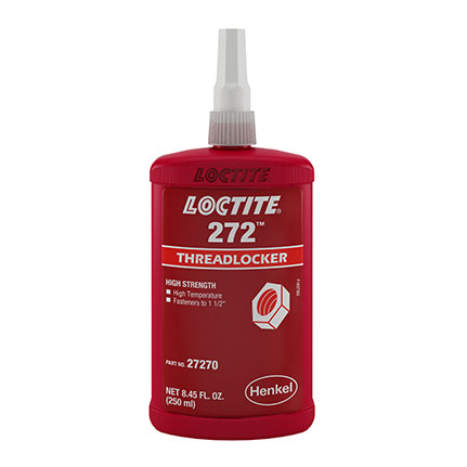 Henkel Loctite 272 Acrylic Anaerobic Threadlocker Red 250 mL Bottle