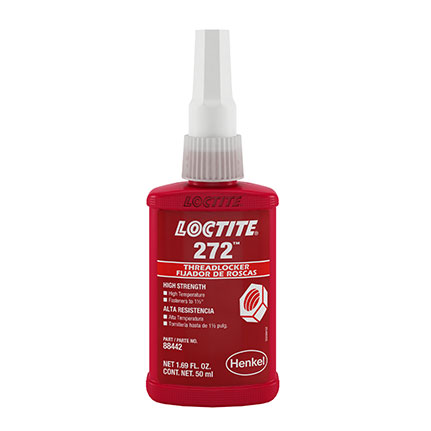 Henkel Loctite 272 Acrylic Anaerobic Threadlocker Red 50 mL Bottle