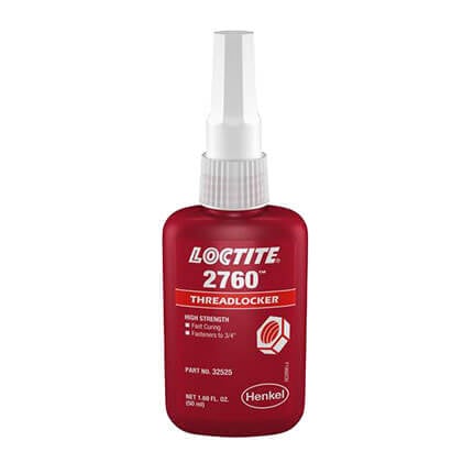 Henkel Loctite 2760 High Strength Threadlocker Red 50 mL Bottle