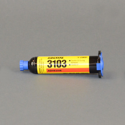 Henkel Loctite 3103 Flex UV Curing Adhesive Clear 25 mL Syringe