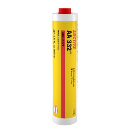 Henkel Loctite AA 332 Structural Adhesive Yellow 300 mL Cartridge