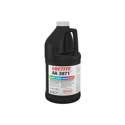 Henkel Loctite 3971 Light Cure Medical Device Adhesive Clear 1 L Bottle
