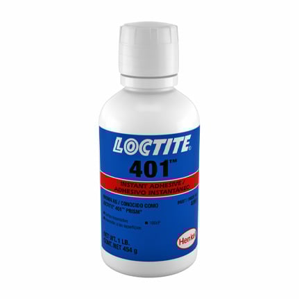 Henkel Loctite 401 Surface Insensitive Instant Adhesive Clear 1 lb Bottle