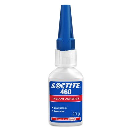 Henkel Loctite 460 Low Odor-Low Bloom Instant Adhesive Clear 20 g Bottle