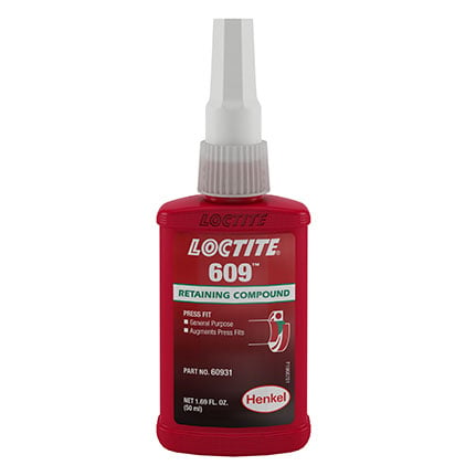 Henkel Loctite 609 Retaining Compound Green 50 mL Bottle