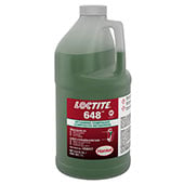 Loctite 609 Retaining Compound - Medium Strength Green Adhesive For Industrial Parts (250mL Bottle)