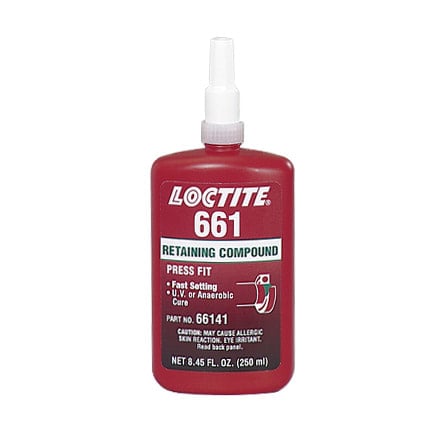 Henkel Loctite 661 Light or Activator Cure Adhesive 250 mL Bottle