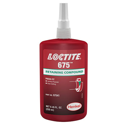 Henkel Loctite 675 Retaining Compound Green 250 mL Bottle