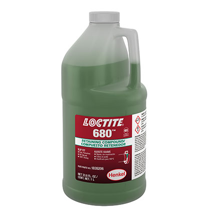 Henkel Loctite 680 Retaining Compound Green 1 L Bottle