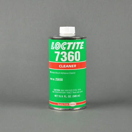 Henkel Loctite 7360 Surface Mount Adhesive Cleaner Clear 500 mL Can