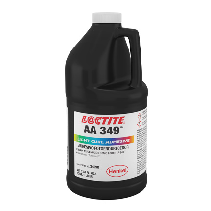 Henkel Loctite AA 349 Light Cure Adhesive 1 L Bottle