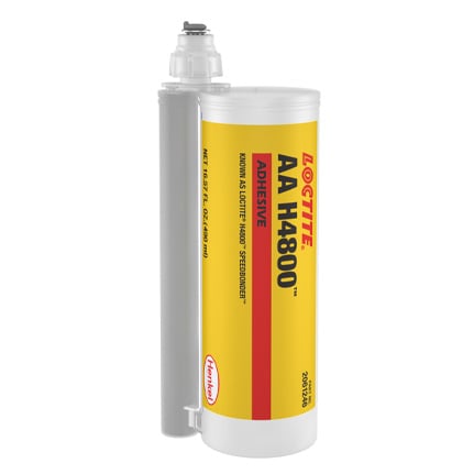 Henkel Loctite AA H4800 Acrylic Adhesive Yellow 490 mL Cartridge