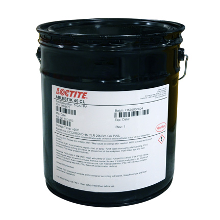 Henkel Loctite Ablestik 45 Epoxy Adhesive Clear 29 lb Pail