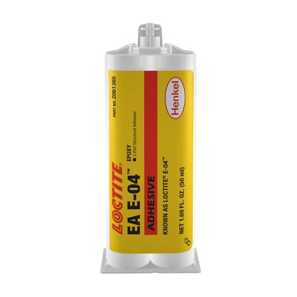 Henkel Loctite EA E-04 Epoxy Adhesive Gray 50 mL Cartridge