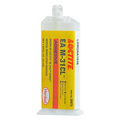 Henkel Loctite EA M-31CL Medical Device Epoxy Clear 50 mL Cartridge