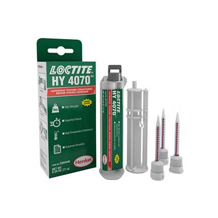 Henkel Loctite HY 4070 Hybrid Adhesive Clear 11 g Cartridge