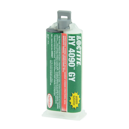 Henkel Loctite HY 4090GY Hybrid Adhesive Gray 50 g Cartridge