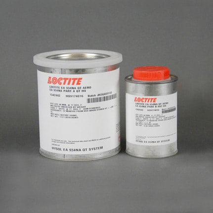 Henkel Loctite EA 934NA AERO Epoxy Adhesive Gray 1 qt Kit