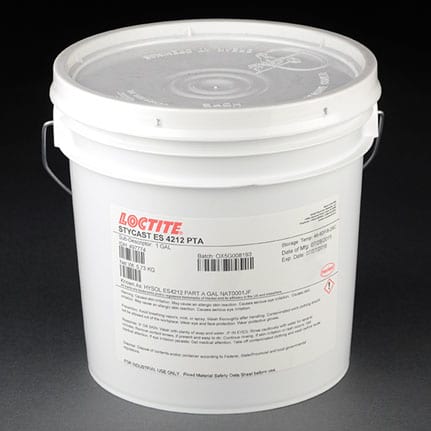 Henkel Loctite STYCAST ES 4212-B50 Epoxy Adhesive Resin Part A Black 1 gal Pail
