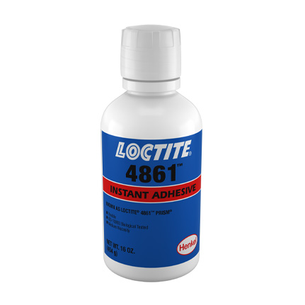 Henkel Loctite 4861 Instant Adhesive Medium Viscosity Clear 1 lb Bottle