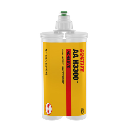 Henkel Loctite AA H3300 Methacrylate Adhesive Yellow 400 mL Cartridge