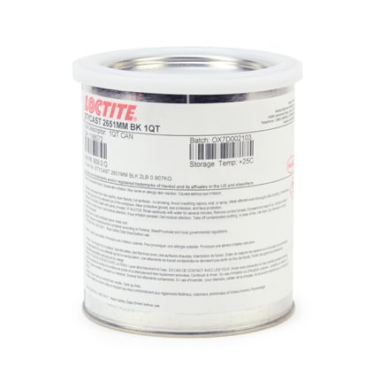 Henkel Loctite STYCAST 2651 MM Epoxy Encapsulant Black 1 qt Can