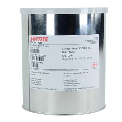 Henkel Loctite STYCAST 4350 Silicone Potting Compound 15 lb Can