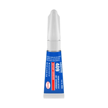 Henkel Loctite 409 Industrial Grade Gel Instant Adhesive Clear 3 g Tube