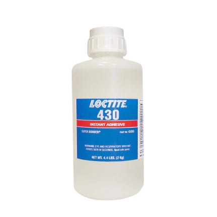 Henkel Loctite 430 Instant Adhesive Clear 1 lb Bottle
