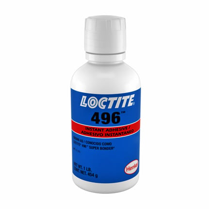 Henkel Loctite 496 Instant Adhesive Clear 1 lb Bottle
