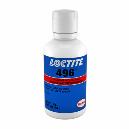 Henkel Loctite 496 Instant Adhesive Clear 1 lb Bottle