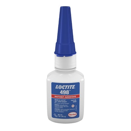 Henkel Loctite 498 Instant Adhesive Clear 1 oz Bottle