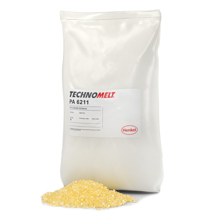 Henkel Loctite Technomelt PA 6211 Hot Melt Adhesive Amber 44 lb Bag