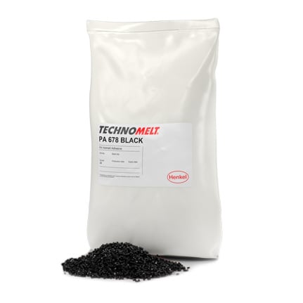 Henkel Loctite Technomelt PA 678 Hot Melt Adhesive Black 44 lb Bag