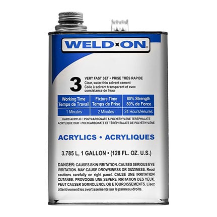 IPS Adhesives Weld-On 3 Acrylic Plastic Cement, Solvent Based