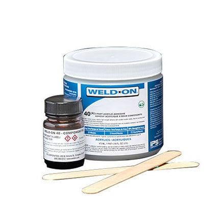 IPS Adhesives Weld-On 40 Acrylic Plastic Cement, Solvent Based