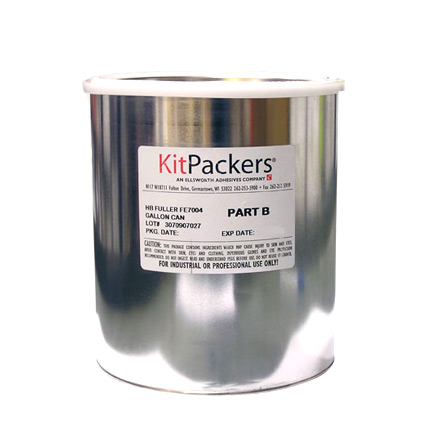 KitPackers FE7004B Epoxy Adhesive Part B Dark Amber 1 gal Pail