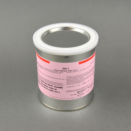 Parker LORD® 304-2 General Purpose Epoxy Adhesive Hardener Part B Off-White 1 qt Can