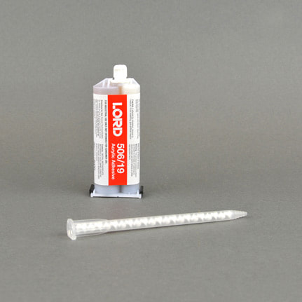 Parker LORD® 506-19 Acrylic Adhesive Off-White 50 mL Cartridge