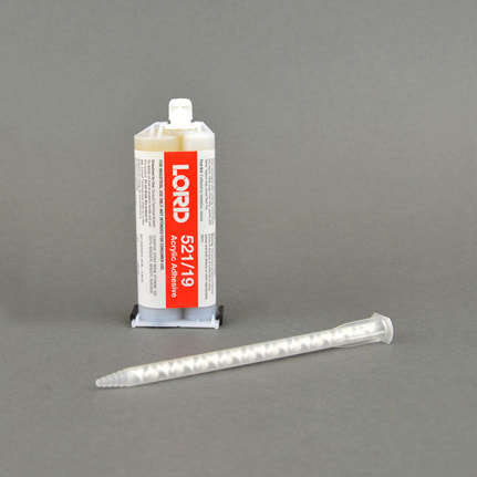 Parker LORD® 521-19 Acrylic Adhesive Off-White 50 mL Cartridge