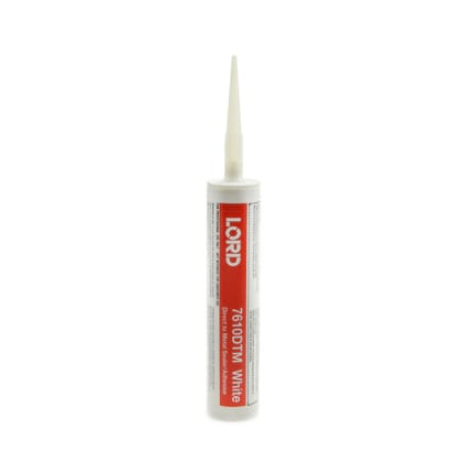 Parker LORD® 7610DTM Urethane Sealant-Adhesive White 0.1 gal Cartridge