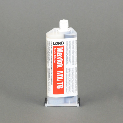 Parker LORD® Maxlok™ MX-T6S Acrylic Adhesive Gray 50 mL Cartridge
