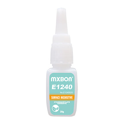 MXBON E1240 Surface Insensitive General Purpose Cyanoacrylate Adhesive Clear 20 g Bottle